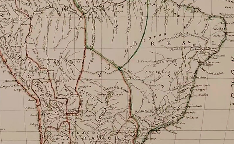 O mapa que inventou o Brasil