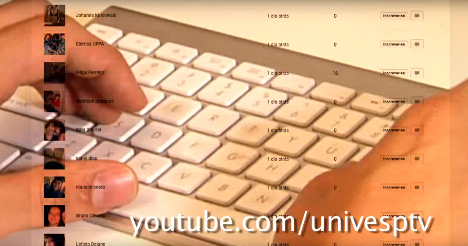 Obrigado, YouTubers!