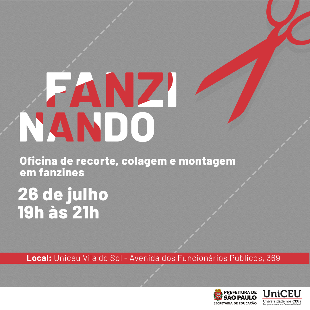 Polo Vila do Sol promove a Oficina Fanzinando Ideias