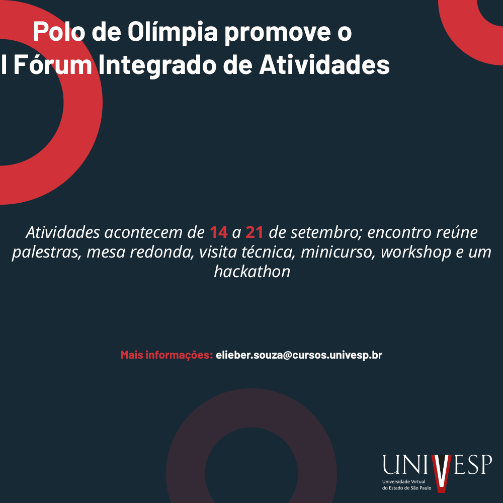 Polo de Olímpia promove o I Fórum Integrado de Atividades