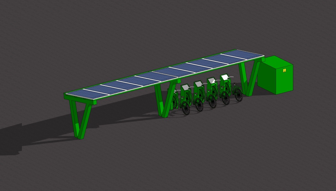Alunos de Pompeia criam protótipo de estacionamento sustentável