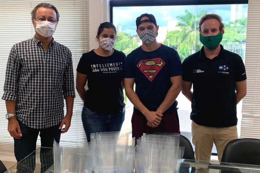 Alunos de Presidente Prudente produzem máscaras em impressora 3D
