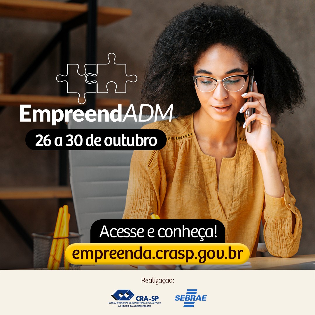 EmpreendADM acontece de 26 a 30 de outubro 