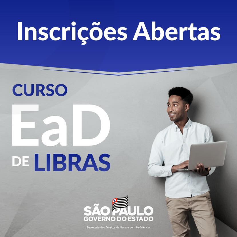 Secretaria dos Direitos da Pessoa com Deficiência abre inscrições para curso gratuito e online de Libras