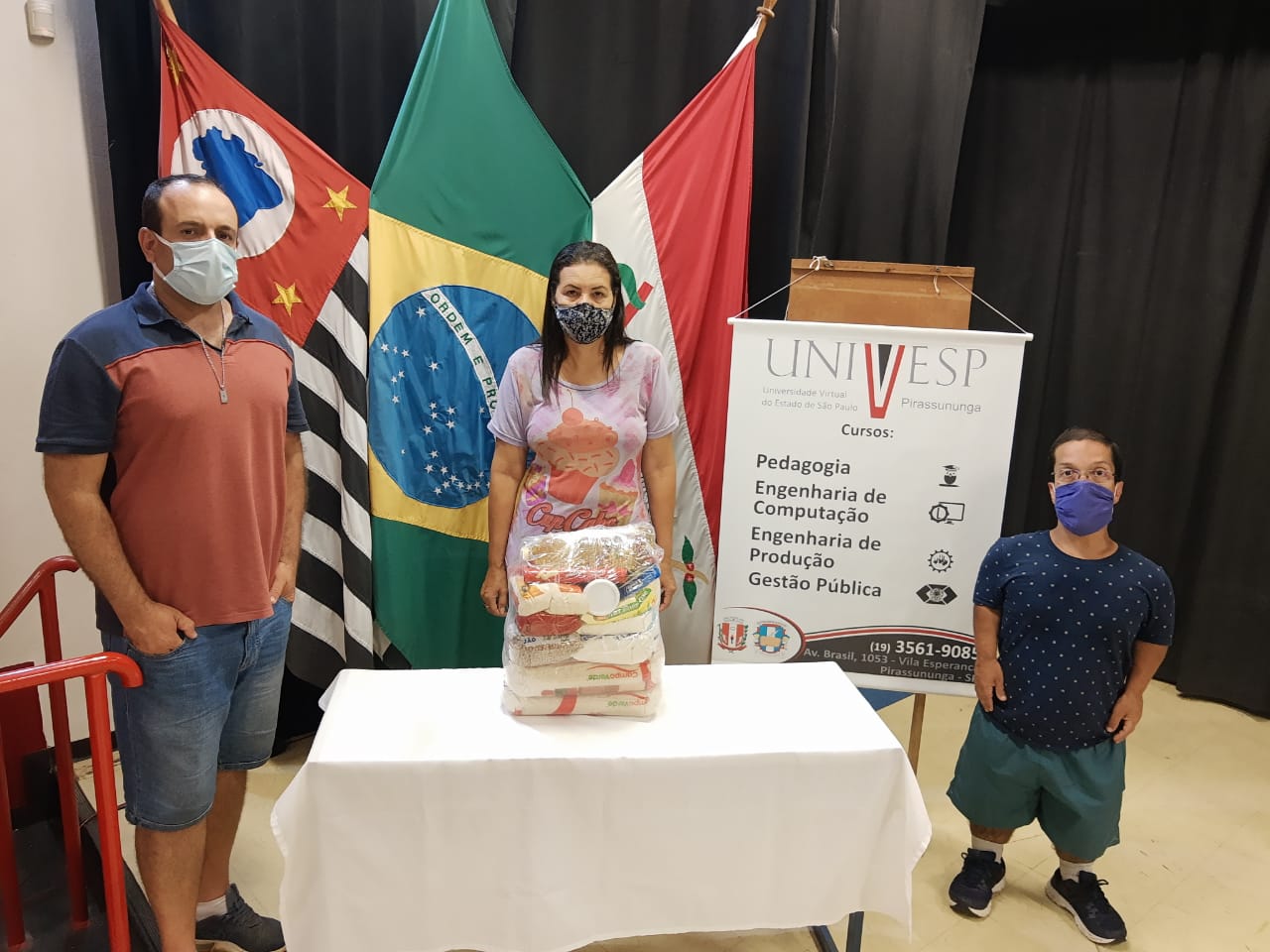 Polo de Pirassununga arrecada alimentos para famílias em situação de vulnerabilidade social