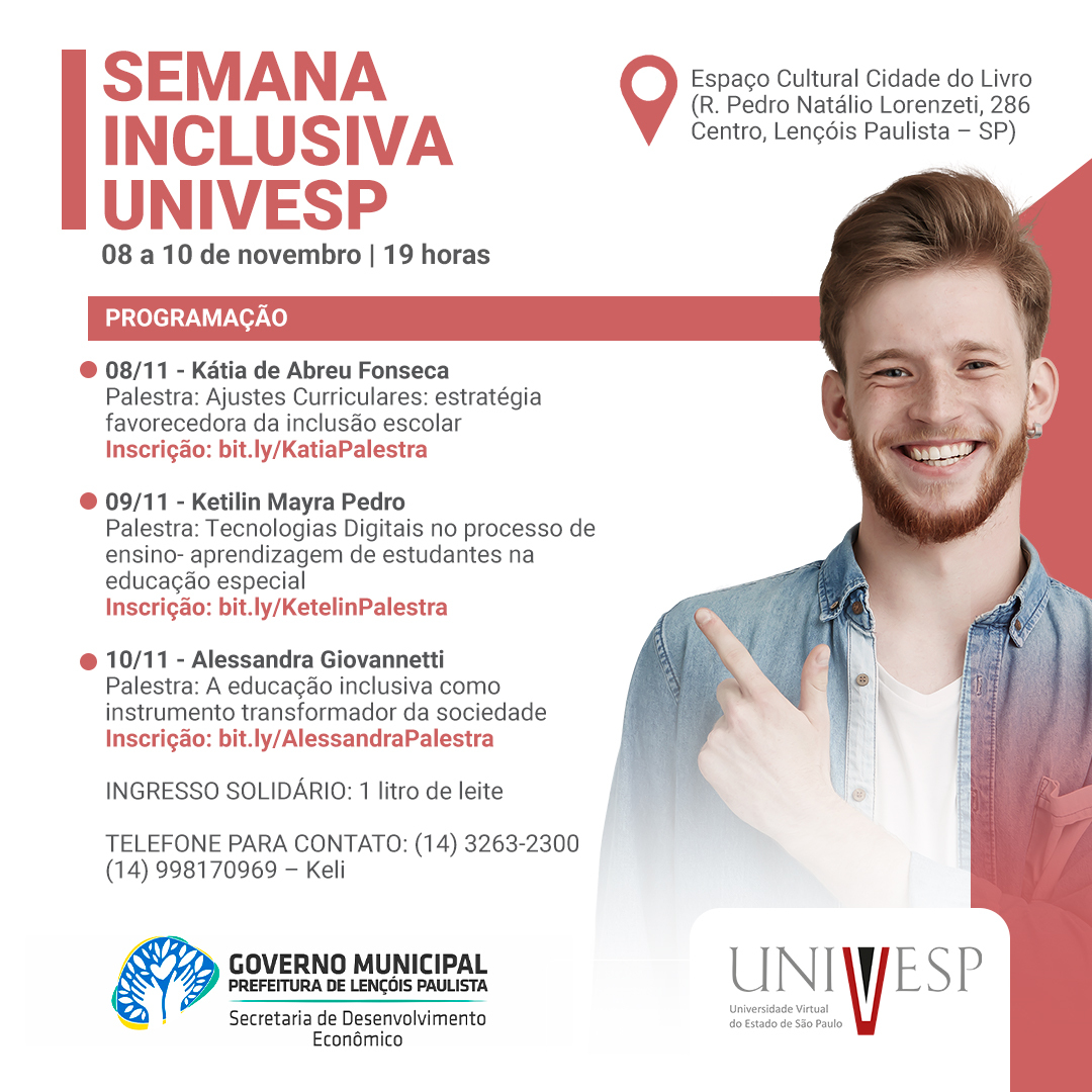 Polo de Lençóis Paulista realiza Semana Inclusiva