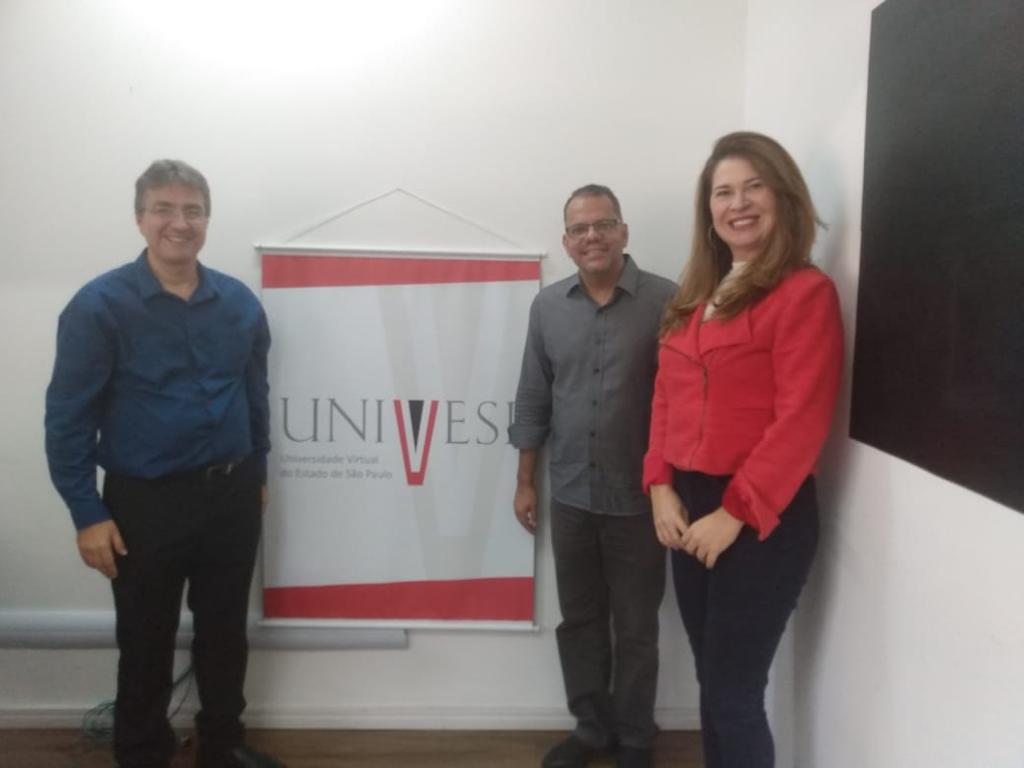 Representante da Universidade Federal do Recôncavo Baiano visita sede da Univesp