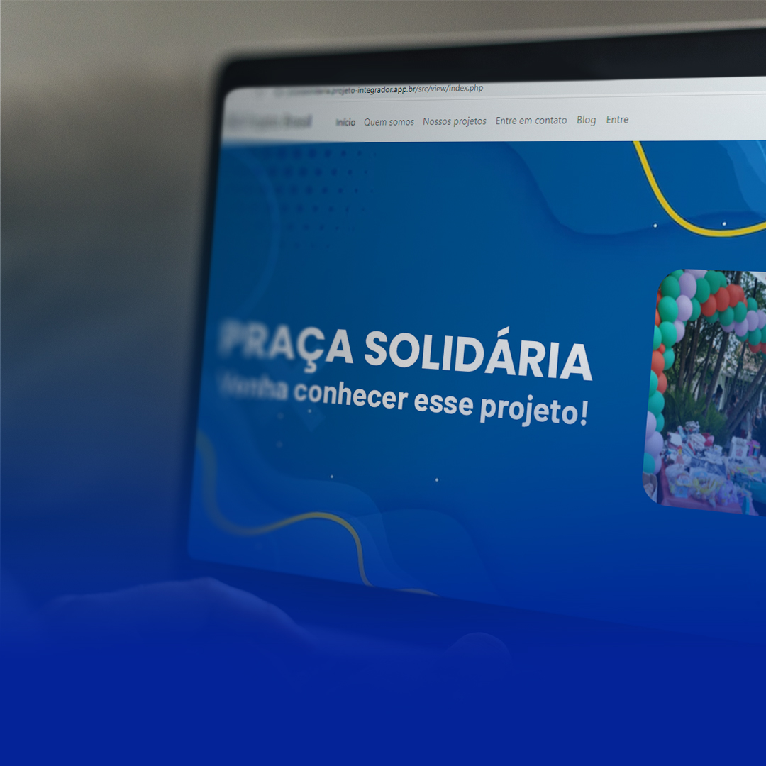 Estudantes desenvolvem site para auxiliar divulgação de projeto social