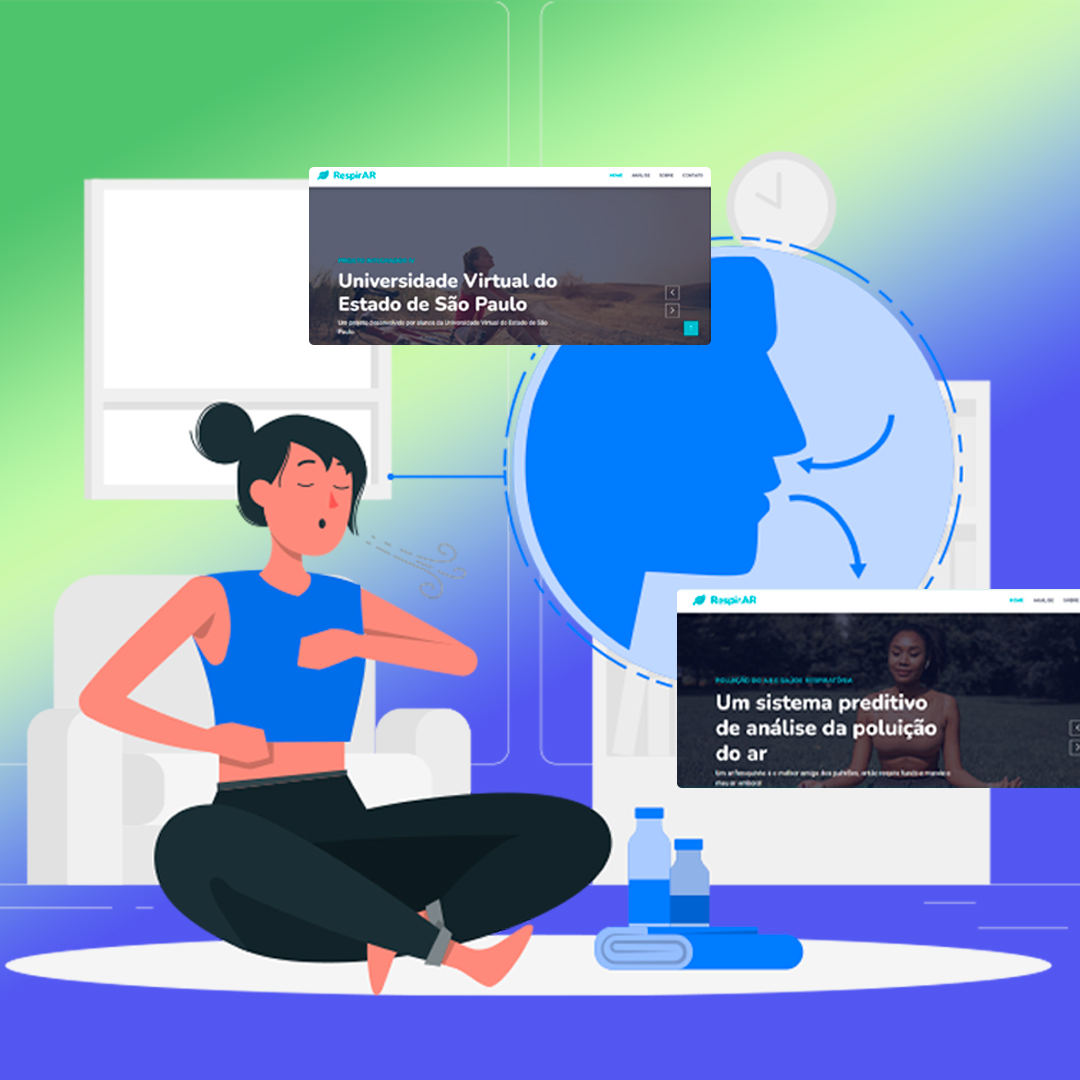Estudantes criam site para acompanhar poluição e doenças respiratórias 