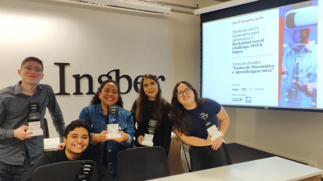 Aluno da Univesp vence hackathon de Inteligência Artificial da AWS e Insper       